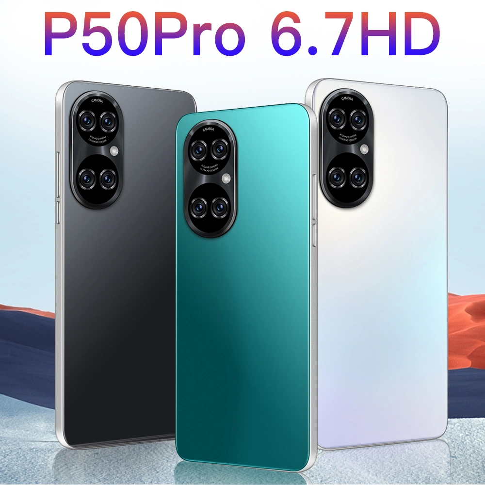 P50 PRO Face ID 5g Music Cell Phone 6.7inch WiFi Smartphone