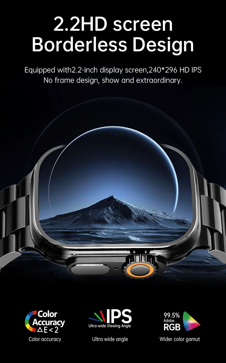 2022 Ultra Smartwatch Series 7 Series 8 S8 49mm 2.2 Inch Full Screen Smartwatch Ultra Smart Watch T500 Iwo8 Dt No. 1