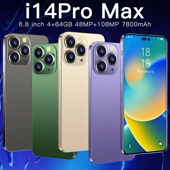 New I14 PRO Max 6.8 Inch 16GB+1tb Android Smartphone 10 Core 5g Let Phone Global Edition
